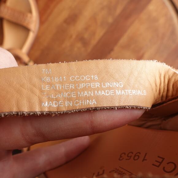 Kork Ease Sandals Womens SZ 7M Brown Yucca Braid Leather Flat Shoes Western Boho - Picture 14 of 14